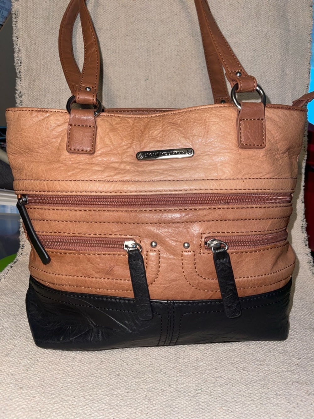 Stone Mountain Leather Shoulder bag - brown - Soft! - gently used! - Picture 2 of 12